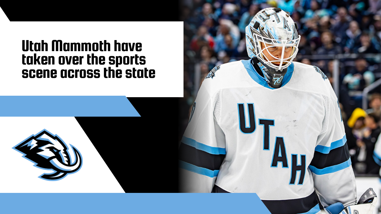 Karel Vejmelka with the Utah Hockey Club on 2024-12-30,” by Jenn G, via Wikimedia Commons (https://commons.wikimedia.org/wiki/File:Karel_Vejmelka_Utah_2024-12-30.jpg ), licensed under CC BY-SA 2.0 (https://creativecommons.org/licenses/by-sa/2.0 ). Added graphics around photo.